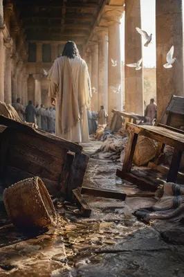 Holy Monday Temple Cleansing at Dawn