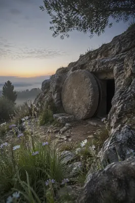 Sealed Tomb in Silent Dawn Garden