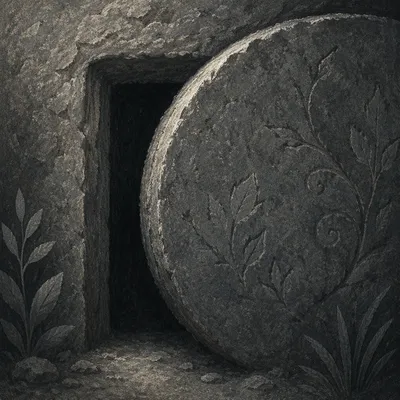 Holy Saturday Sealed Tomb in Darkness