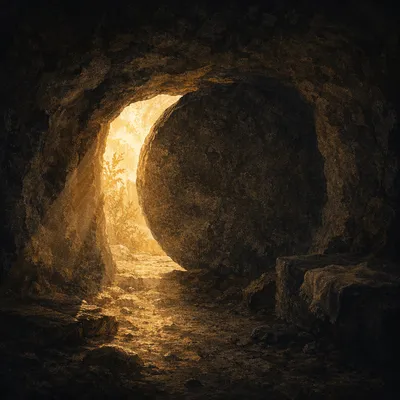 Holy Saturday Sealed Tomb at Dawn