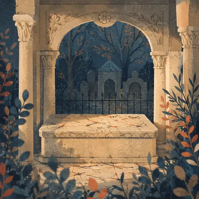 Holy Saturday Sealed Tomb in Shadow