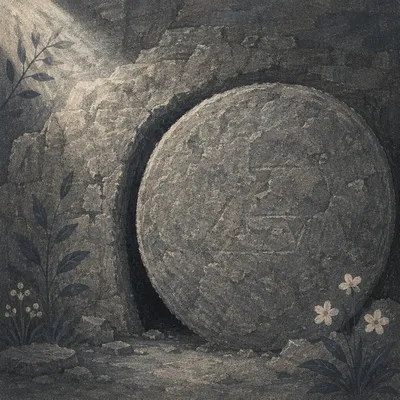 Holy Saturday Sealed Tomb in Solemn Darkness