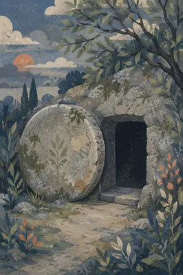 Holy Saturday Sealed Tomb at Dusk