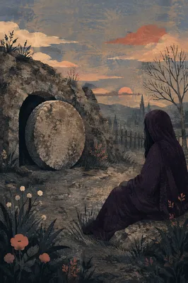 Holy Saturday Sealed Tomb at Dusk