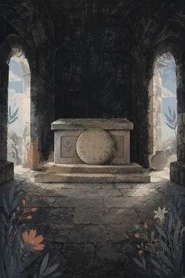 Holy Saturday Sealed Tomb in Darkness