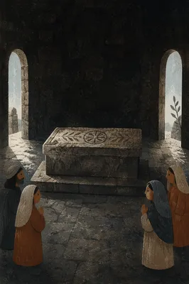 Holy Saturday Sealed Tomb in Darkness