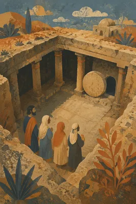 Holy Saturday Sealed Tomb in Darkness