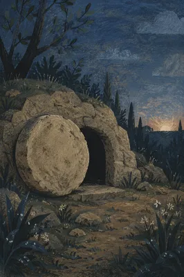 Holy Saturday Sealed Tomb at Dawn