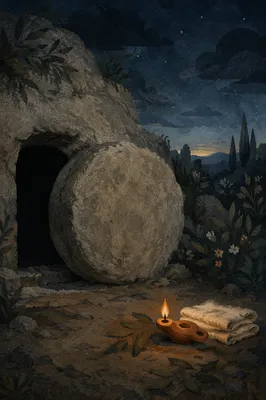 Holy Saturday Sealed Tomb at Dawn