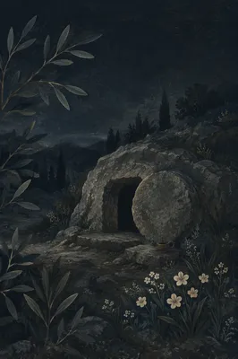 Holy Saturday Sealed Tomb at Dawn