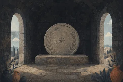 Holy Saturday Sealed Stone Tomb