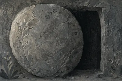 Holy Saturday Sealed Tomb in Shadow