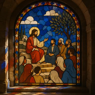 Holy Tuesday Parables in Stained Glass