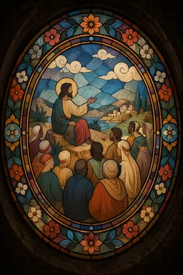 Holy Tuesday Parables in Stained Glass