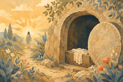 Empty Tomb at Easter Sunrise