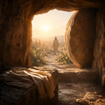 Easter Sunrise at the Empty Tomb