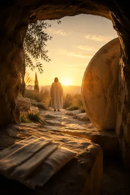 Easter Sunrise at the Empty Tomb