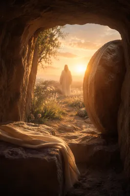 Easter Sunrise at the Empty Tomb
