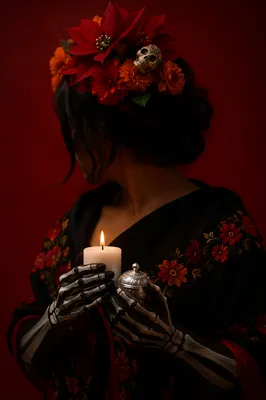 Las Posadas Candle Procession Christmas Portrait
