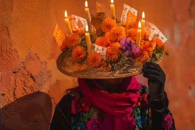 Las Posadas Candle Procession Portrait