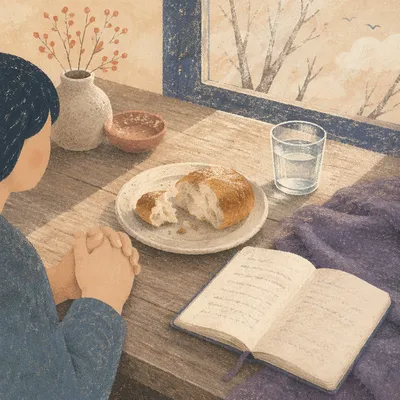 Lenten Prayer with Bread and Water