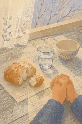 Lenten Prayer Meal with Bread and Water