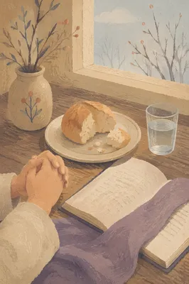 Lenten Prayer with Bread and Water