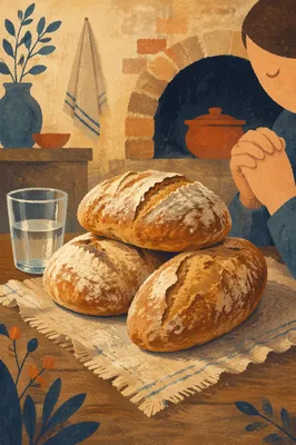 Lenten Prayer with Bread and Water