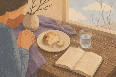Lenten Prayer with Bread and Water