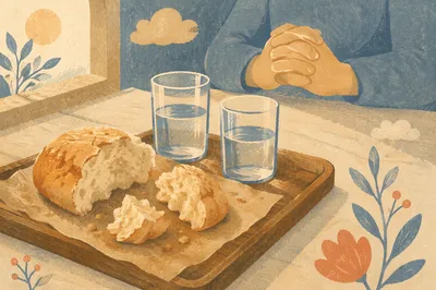 Humble Lenten Bread and Water Prayer