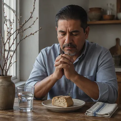 Lenten Prayer with Bread and Water