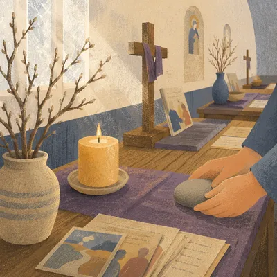 Lent Prayer Stations in Quiet Chapel