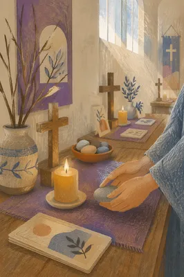 Lent Prayer Stations in Quiet Chapel