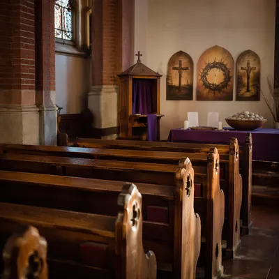 Lent Prayer Stations in Quiet Church