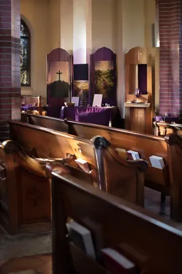 Lent Interactive Prayer Stations in Church