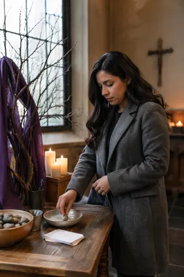 Lenten Prayer Station in Side Chapel