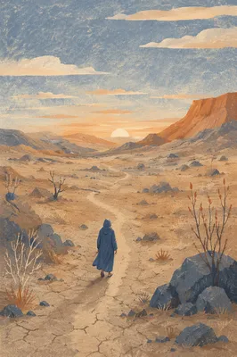 Solitary Lenten Walk Through Desert Wilderness
