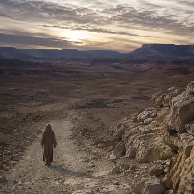 Solitary Lenten Walk Through Desert Wilderness