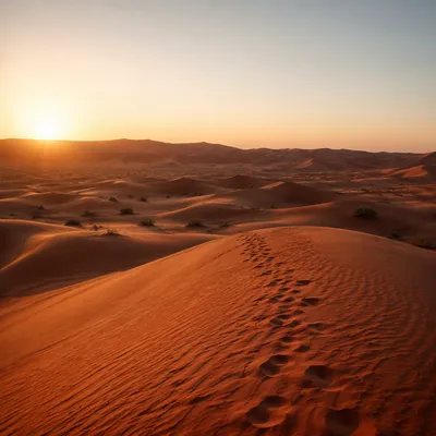 Lenten Wilderness Desert at Sunrise