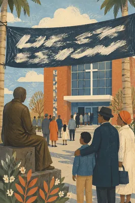 Justice and Equality Church Sunday Banner