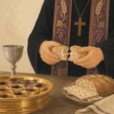 Maundy Thursday Communion Bread Breaking
