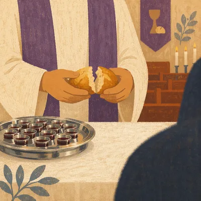Maundy Thursday Communion Bread Breaking