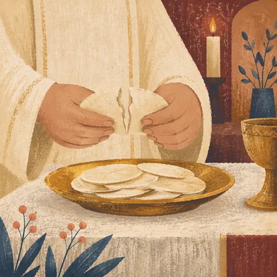 Maundy Thursday Communion Bread Breaking
