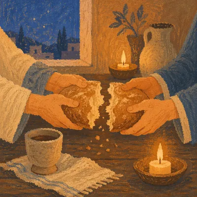 Maundy Thursday Communion Bread Breaking
