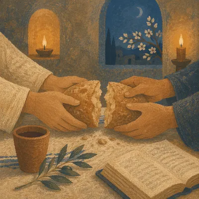 Maundy Thursday Communion Bread Breaking