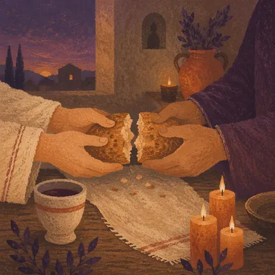 Maundy Thursday Communion Bread Breaking