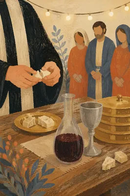 Maundy Thursday Communion Bread Breaking Moment