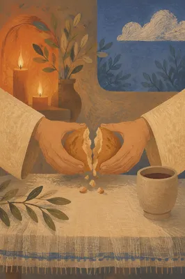 Maundy Thursday Communion Bread Breaking