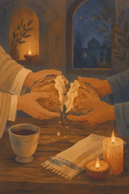 Maundy Thursday Communion Bread Breaking