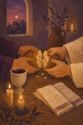 Maundy Thursday Communion Bread Breaking